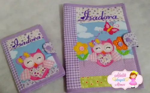 Kit escolar Personalizado Corujinha