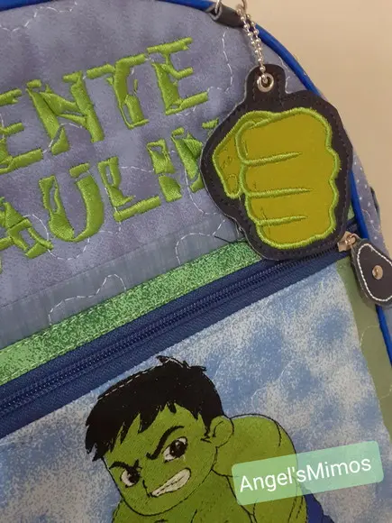 Kit escolar/creche 3 peças Hulk
