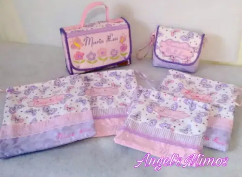Kit escolar/Kit creche personalizado 6 peças