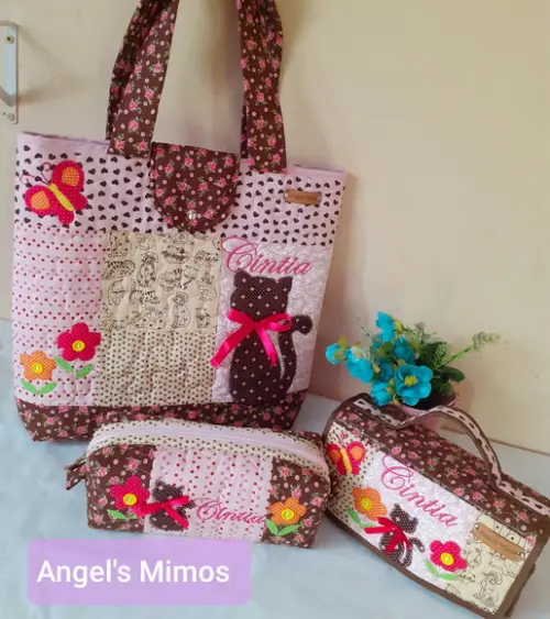 Kit gatinha 3 peças