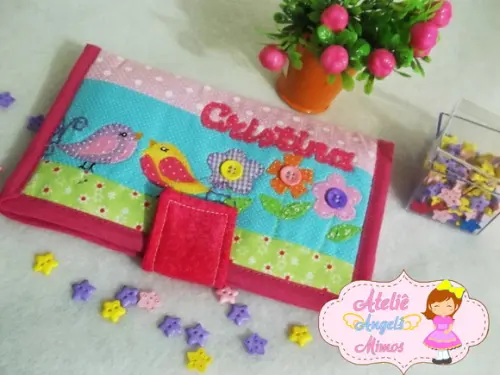 kit necessaire Box + carteira