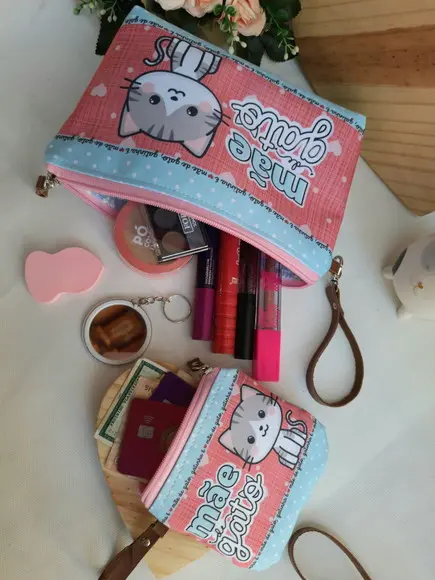 Kit necessaire G +mini bolsinha