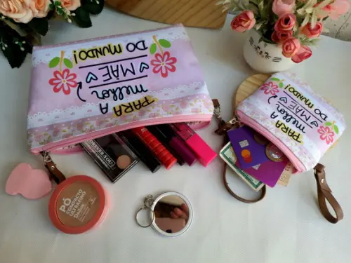 Kit necessaire G +mini bolsinha