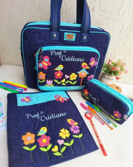 Kit Professor 3 Peças Jardim Encantado