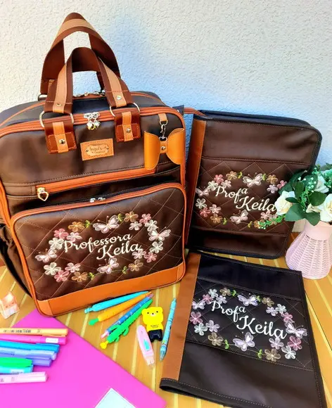 Kit Professor 3 Peças Personalizado