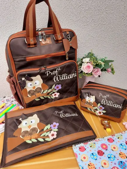 Kit Professor 3 Peças Personalizado