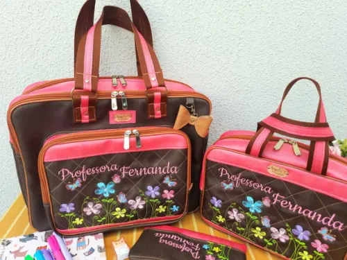 Kit Professor 3 Peças Personalizado