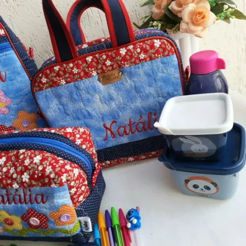 kit professor 5 peças corujinha