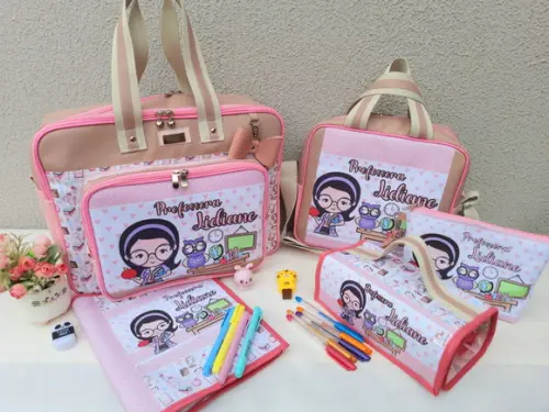 Kit Professor 5 Peças Personalizado