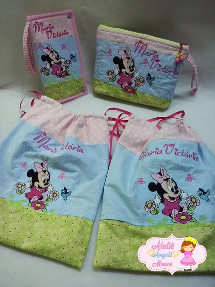 kit viagem 4 peças Minnie