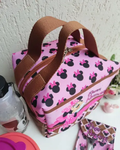 Lancheira + Porta Talheres Personalizado