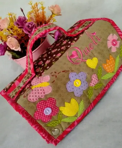 Maletinha 4 em 1 flores