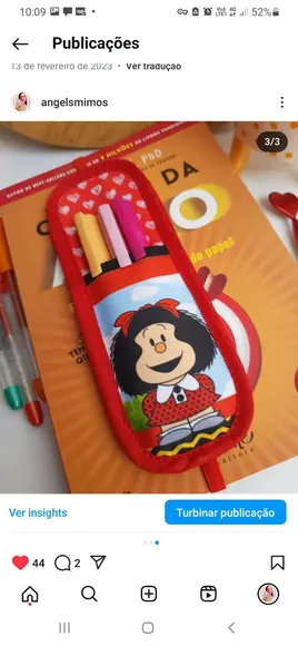 Marca Página Porta Canetas Personalizado