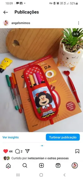 Marca Página Porta Canetas Personalizado