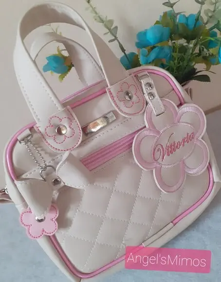 Mini bolsinha infantil "minha primeira bolsa"