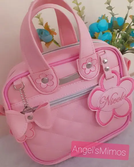 Mini bolsinha infantil "minha primeira bolsa"