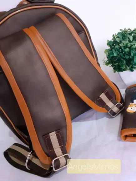 Mochila 3 divisoes M +porta doccouro sintético Cowboy