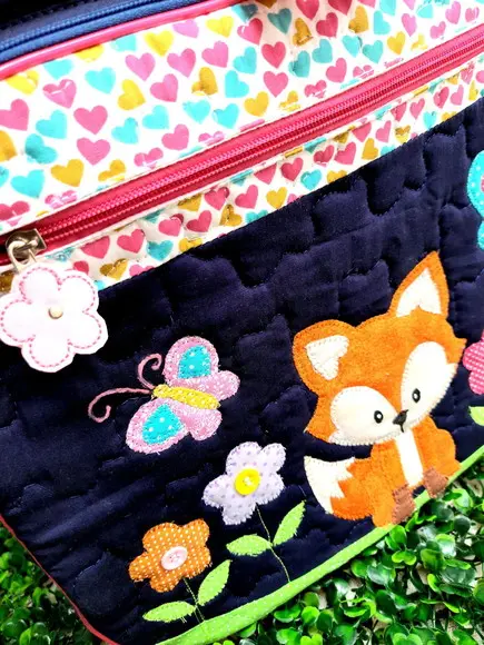 Bolsa Professora 3 divisões Raposinha