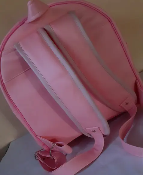 Mochila couro sintético tam. G Jardim encantado + necessaire