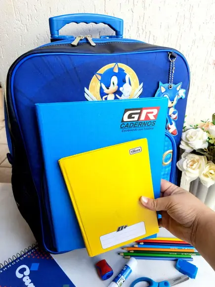 Mochila de Rodinhas G e Estojo Boxsonic