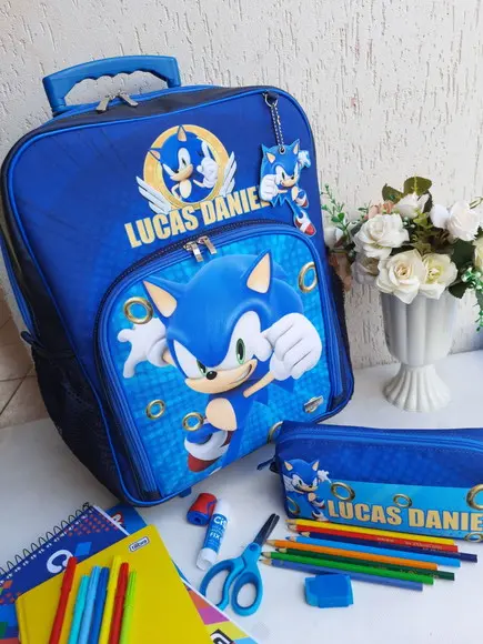Mochila de Rodinhas G e Estojo Boxsonic