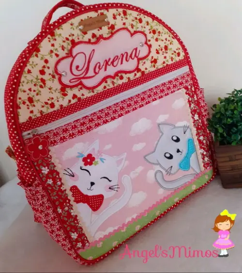 Mochila G gatinhos