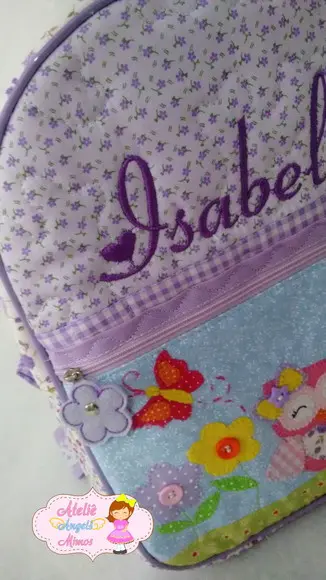 Mochila infantil Corujinha