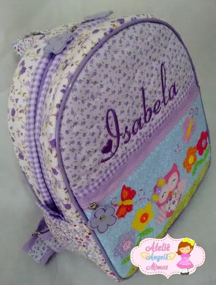 Mochila infantil Corujinha