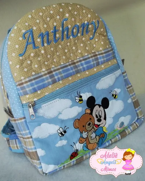 Mochila infantil Mickey baby