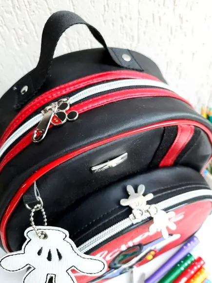 Mochila M Infantil Couro Sintético Mickey