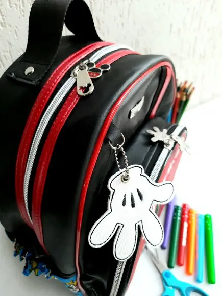 Mochila M Infantil Couro Sintético Mickey