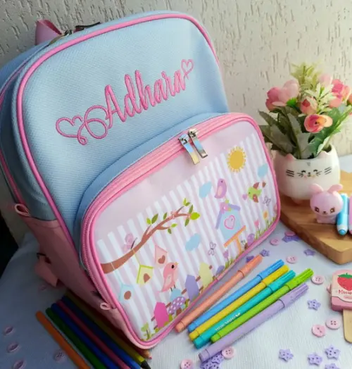 Mochila m Infantil Jardim Encantado