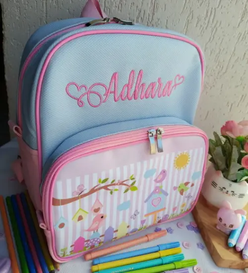 Mochila m Infantil Jardim Encantado