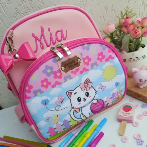 Mochila P Couro Sintético Kitty