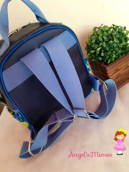 Mochila P couro sintético Dinossauro