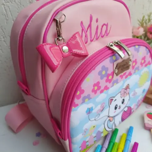 Mochila P Couro Sintético Kitty
