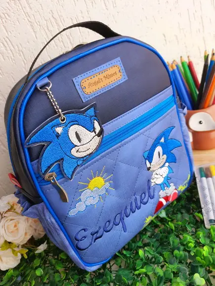 Mochila P couro sintético Sonic