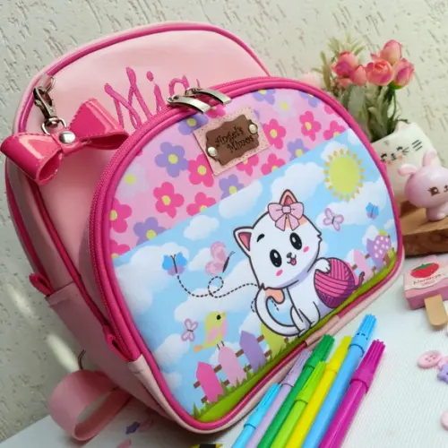 Mochila P Couro Sintético Kitty