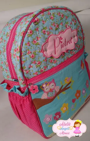 Mochila Tam. GG corujinha
