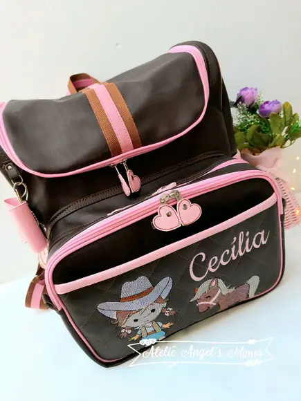 Mochila XG essencial Menina Cowgirl