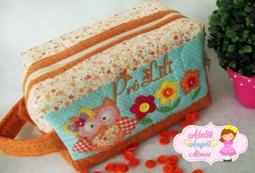 Necessaire Box G Corujinha