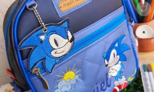 Pedido Especial Mochila m de Rodinhas Sonic