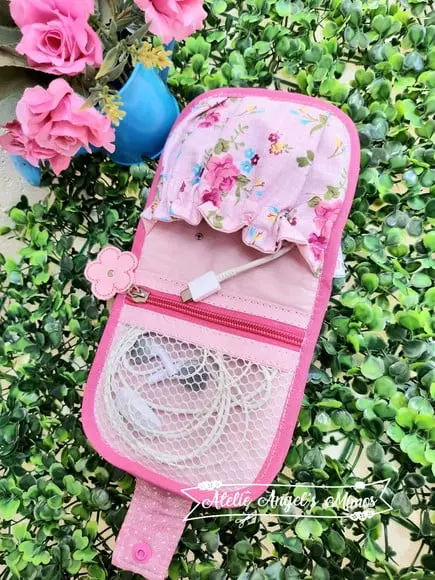 Porta carregador e fone de celular corujinha