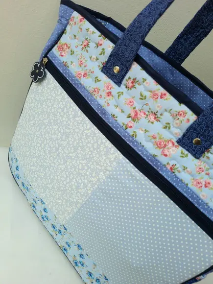 professor bolsa GG corujinha Azul