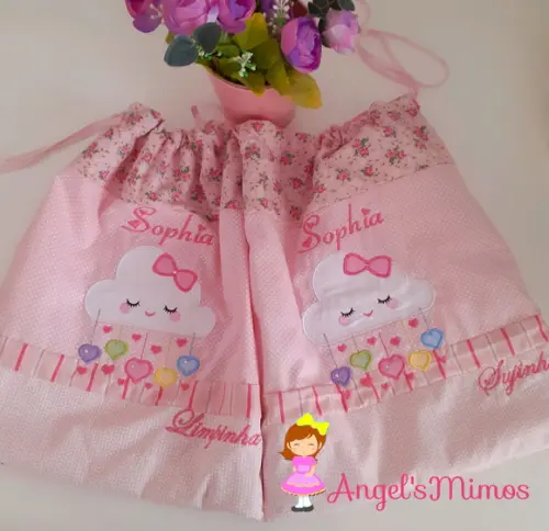 Saquinho de roupas Limpas/sujinhas