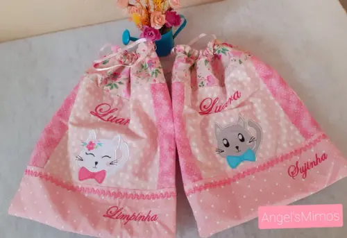 Saquinho de roupas Limpas/sujinhas
