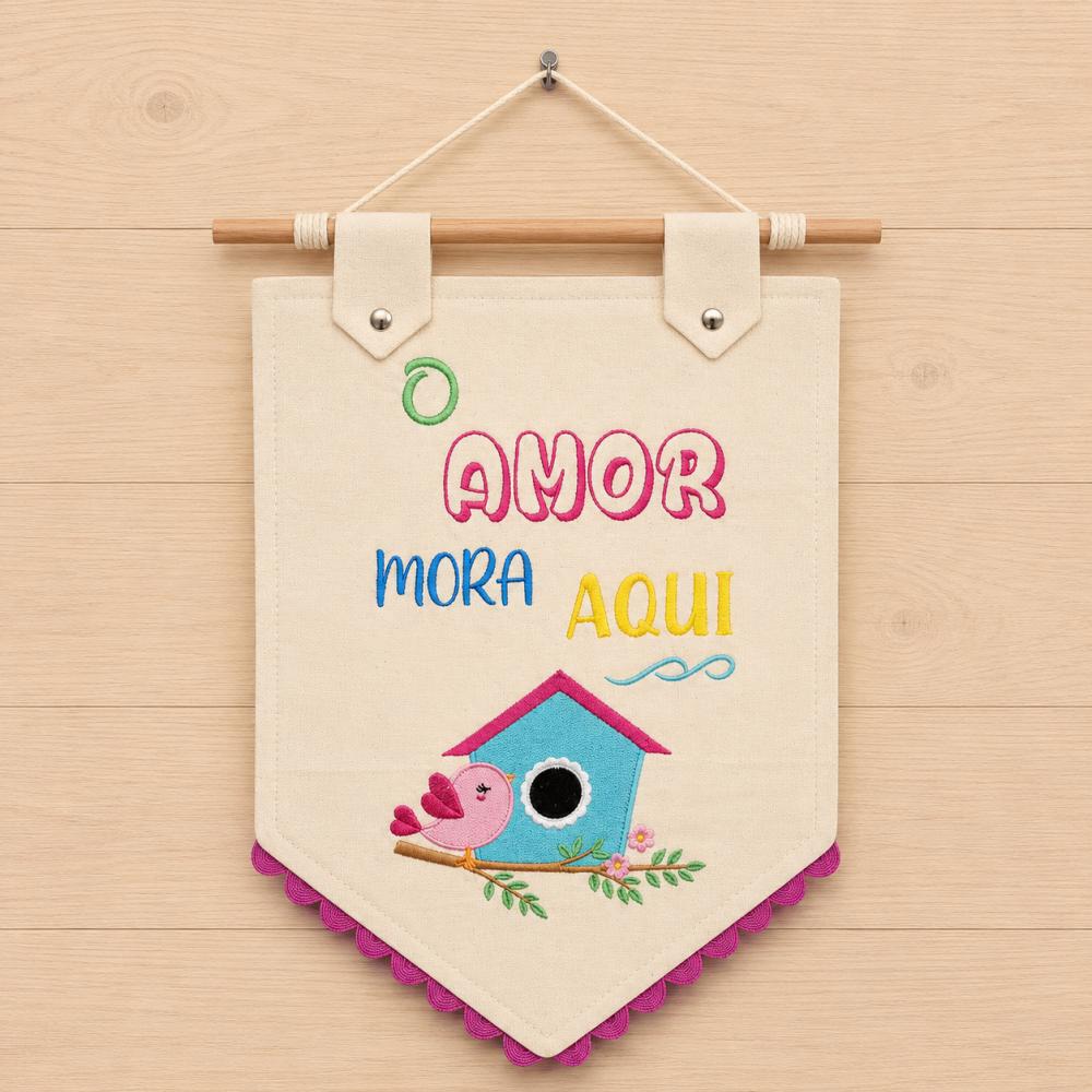 Enfeite de Porta - Flâmula Decorativa
