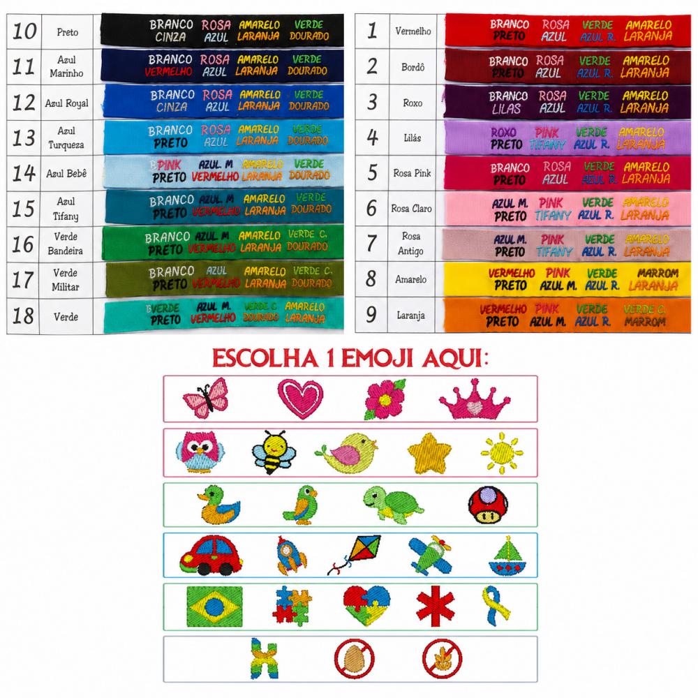 Pulseira de Identificação com Alerta Médico - Amarelo