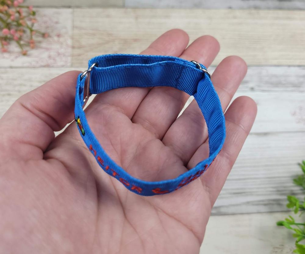 Pulseira de Identificação Personalizada - Azul Royal