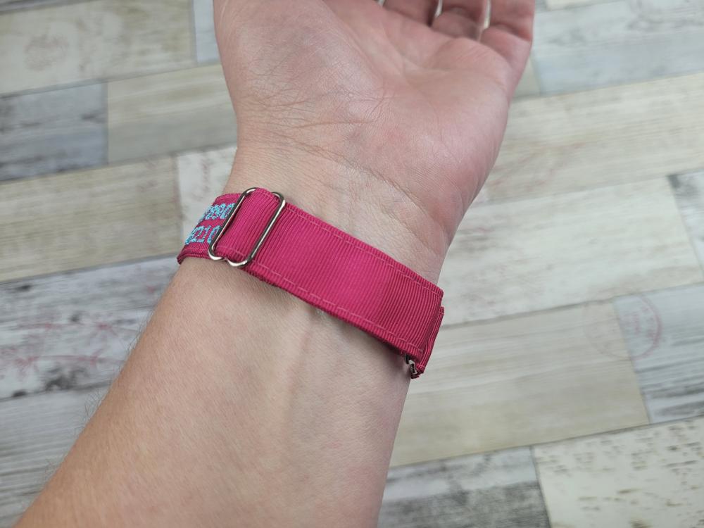 Pulseira de Identificação Personalizada - Rosa Pink